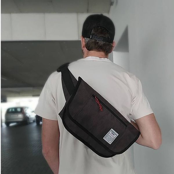 Сумка через плече Troika Cross body bag, коричневий BBG59/GY фото