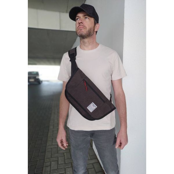 Сумка через плече Troika Cross body bag, коричневий BBG59/GY фото