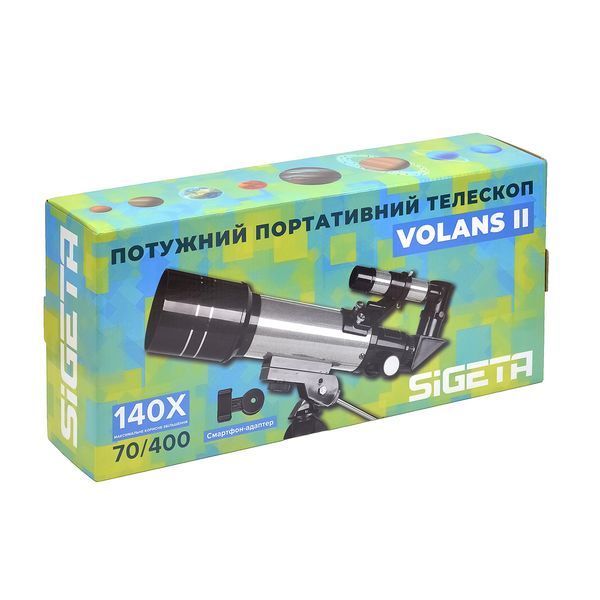 Телескоп SIGETA Volans II 70/400 AZ + Безкоштовна доставка 65344 фото