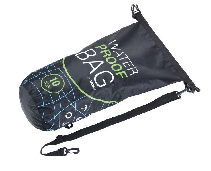 Вулична сумка Troika із захистом від води (для водних видів спорту) WATERPROOF BAG WPB10/BK фото