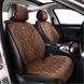 Комплект преміум накидок для сидінь CarLife Nitro, coffee SC40404 фото 4