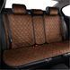 Комплект преміум накидок для сидінь CarLife Nitro, coffee SC40404 фото 5