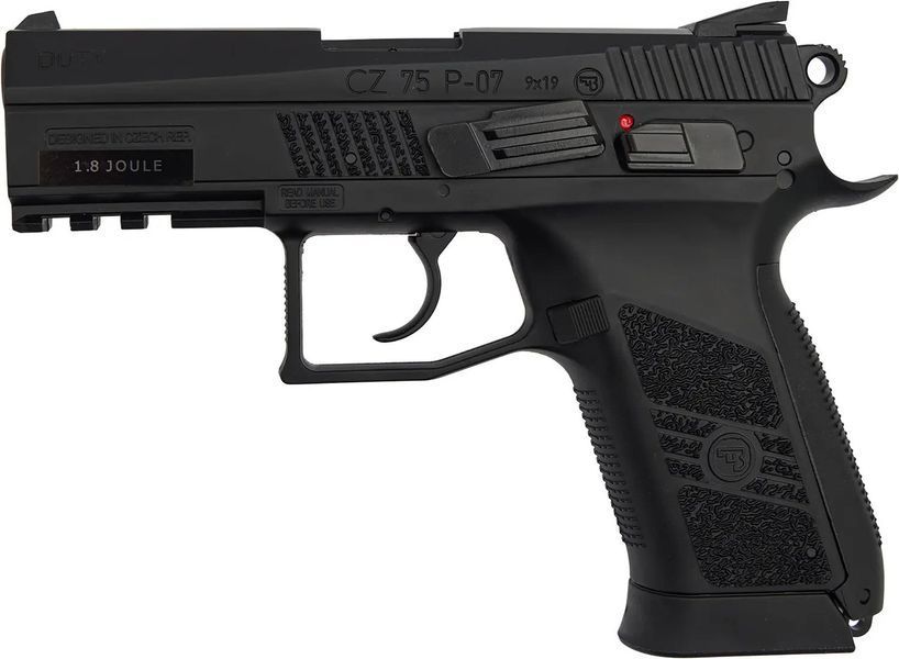 Страйкбольний пістолет ASG CZ75 P-07 Duty 6 мм 2370.47.78 фото