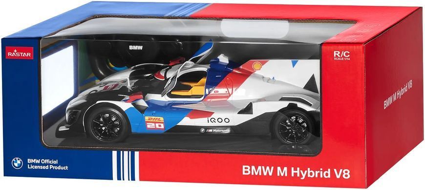 Машинка Rastar BMW V8 LMDH 1:14 Білий 454.01.06 фото