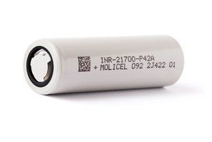 Акумулятор 21700 Molicel INR21700-P42A Li-Ion 4200мАч 45A 2722656949882 фото