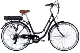 Велосипед уцінений з електроприводом 28 ST Dorozhnik eRETRO Vbr FR рама-19 36B 13А*г 500Вт чорний 2026 STK-D-28-653 фото