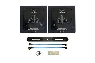 Антени 4.9GHz 2шт Maple патч 21dB RP-SMA комплект 2722167875144 фото