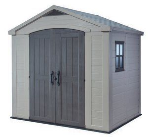 Садовий пластиковий будиночок KETER FACTOR 8x6 7290103664947 фото