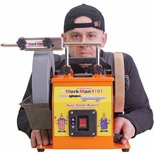 Заточний верстат для ножів 250мм WorkMan 8101 41110(Безкоштовна доставка) 41110 фото