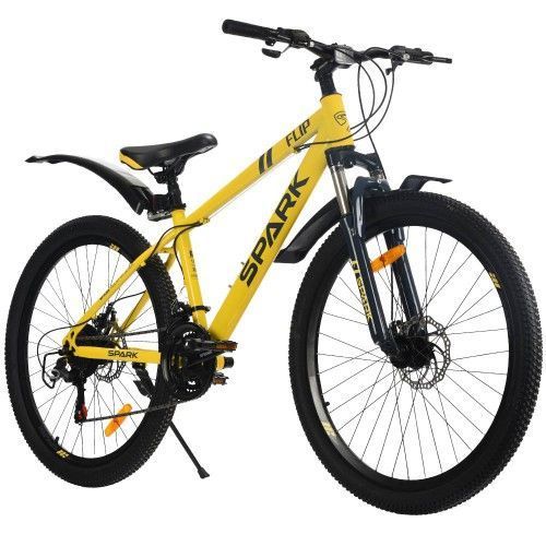 Велосипед SPARK FLIP (колеса &ndash; 26, сталева рама &ndash; 15) жовтий 000239227 фото