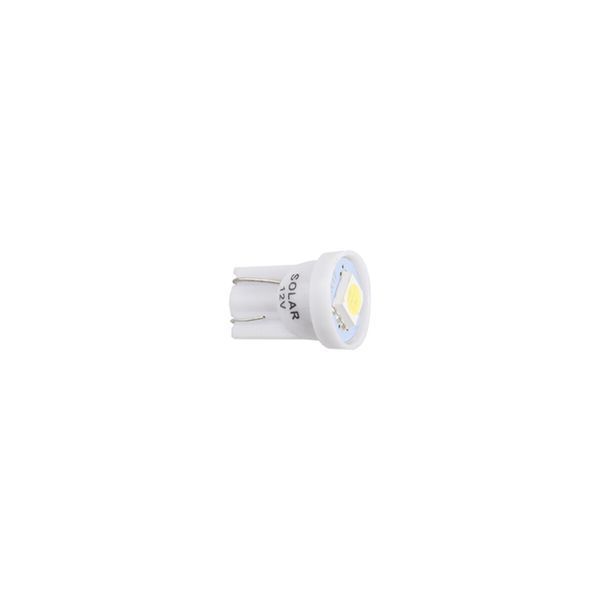 Автолампа Solar LED 12V T10 W2.1x9.5d 1smd 5050 white, 2шт LS245_B2 фото