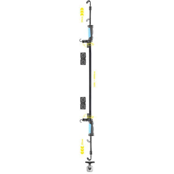 Професійна інспекційна лампа Brevia LED 120-190см 40SMD 1000lm 4000mAh 11430 фото