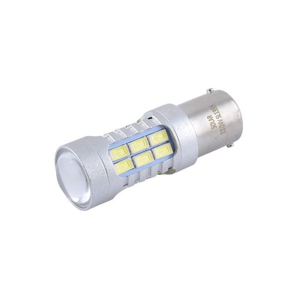 LED автолампа Solar 12-24V S25 BA15s 27SMD white, 2шт SL1395 фото