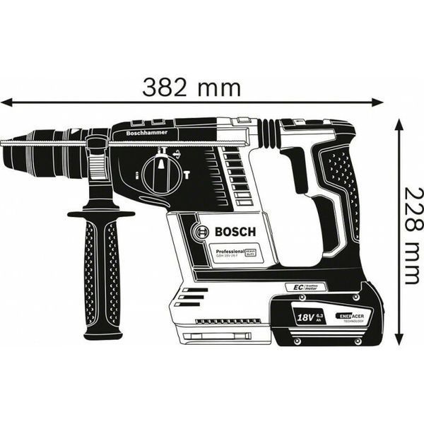 Акумуляторний перфоратор Bosch GBH 18V-26 F Solo (0611910000) (без АКБ та ЗП) 0611910000 фото