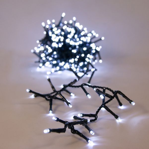 Гірлянда електрична Chomik, 200 LED, 10м, холодний білий, від мережі 5900779879485 фото