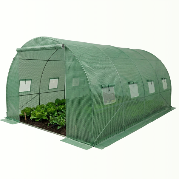 Велика садова теплиця 12м&sup2; (4х3 м) LEOBRO Green (LB-G104-GRN) LB-G104-GRN фото