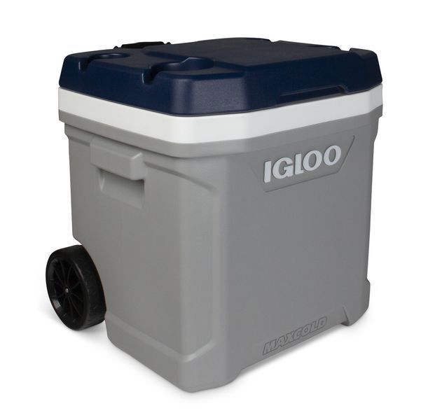 Ізотермічний контейнер на колесах MAXCOLD LATITUDE 62 ROLLER, 56 л, сірий з синім 0342233469668 фото
