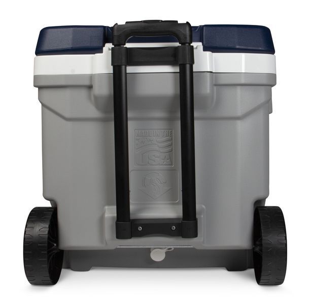 Ізотермічний контейнер на колесах MAXCOLD LATITUDE 62 ROLLER, 56 л, сірий з синім 0342233469668 фото