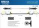 Професійна інспекційна лампа Brevia LED 120-190см 40SMD 1000lm 4000mAh 11430 фото 4