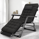 Розкладне крісло ліжко з подушкою LEOBRO Чорний (LB-FCB-G1-BLK) LB-FCB-G1-BLK фото 3