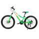 Велосипед SPARK WAVE JR. (колеса - 24, сталева рама - 12) зелений з білим 000224699 фото 4