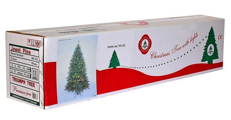 Ялина 185 см, Sherwood de Luxe, LED 200 ламп 8712799343979 фото