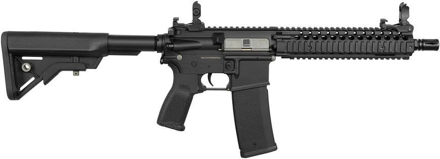 Страйкбольна гвинтівка Evolution Recon Superlite MK18 Mod 1 10.8" Carbontech AEG 6 мм cashmir black (EC47AR) 1636.00.03 фото