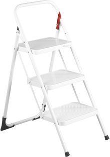 Драбина Rolser Taburete M/11 UNE 3 щаблі Blanco (MET004-1024) 931177 фото