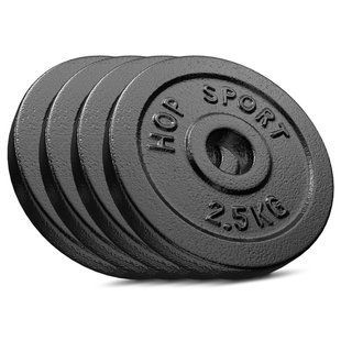 Сет з металевих дисків Hop-Sport Strong 4x2,5кг UT-00000554 фото