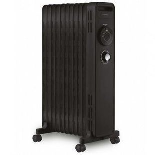 Масляний обігрівач luxell (Kumtel) LUX-1230S Black 2300 Вт LUX-1230S Black фото