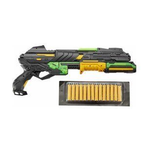 Бластер ZIPP Toys + 14 патронів ц:жовтий FJ1054 фото