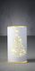Світильник декоративний скляний Luca Lighting, led 15, 9*15 см, білий, ялинка, 3АА 8720362197591_1 фото 1