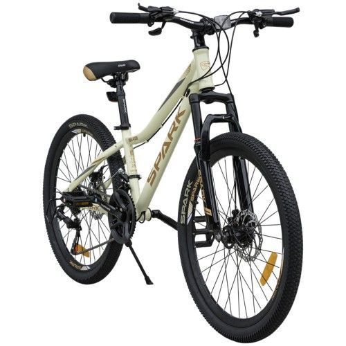 Велосипед SPARK SKADI (колеса - 24, сталева рама - 12) бежевий 000240096 фото