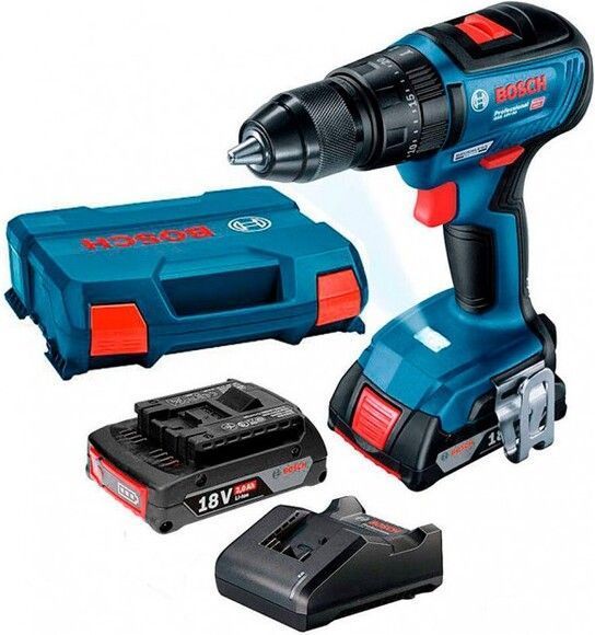 Акумуляторна ударна дриль-шурупокрут Bosch GSB 18V-50 Professional з 2 акб і з/у (06019H5100) 06019H5100 фото