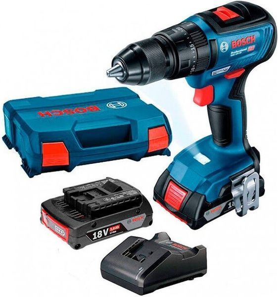 Акумуляторна ударна дриль-шурупокрут Bosch GSB 18V-50 Professional з 2 акб і з/у (06019H5100) 06019H5100 фото