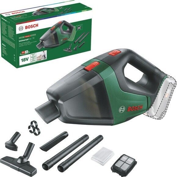 Автомобільний пилосос Bosch UniversalVac 18 Baretool (06033B9102) (без АКБ та ЗП) 06033B9102 фото