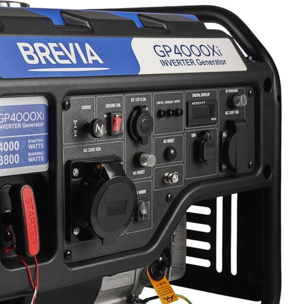 Генератор Brevia інверторний бензиновий 4,0кВт (ном 3,8кВт) GP4000Xi фото