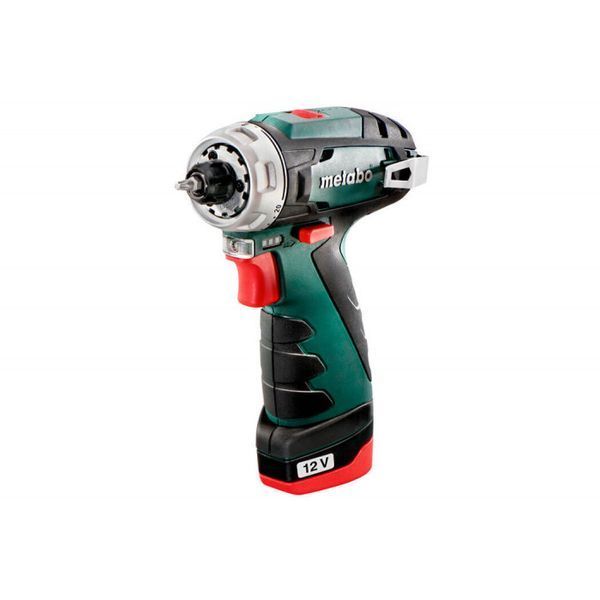 Акумуляторний дриль-шуруповерт Metabo PowerMaxx BS Basic, 2 акб 12 В Li-Power 2.0 Ah, з/п, кейс 600080500 фото