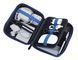 Органайзер із молнией на 3 відділення Troika "BLUE TRAVEL CASE" CBO25/BL фото 2