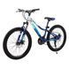 Велосипед SPARK WAVE JR. (колеса - 24, сталева рама - 12) темно-синій із сірим 000224698 фото 3