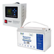 Комплект інвертор Volt Polska SINUS PRO 2200 E PLUS 1200/2200W + Акумулятор LiFePO4 12,8V 2200LIFEPO фото 1