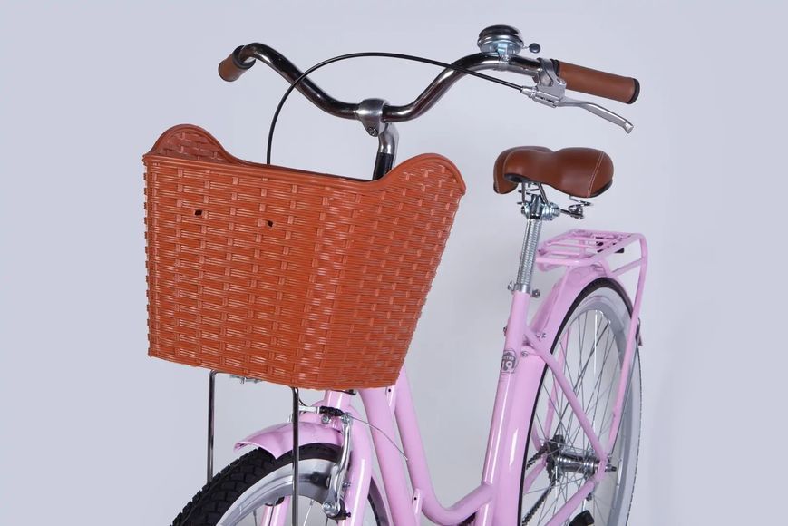 Велосипед ST 28 Dorozhnik RETRO Velosteel рама-19 світло-рожевий 2025 OPS-D-28-430 фото