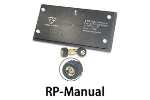 Антена 5.5GHz Maple патч 17dB RP-SMA 2722387768684 фото