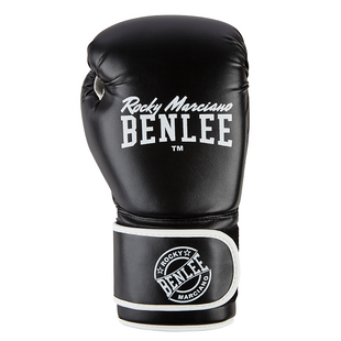 Рукавички боксерські Benlee QUINCY 10oz / PU / чорні 199099 (blk) 10oz фото