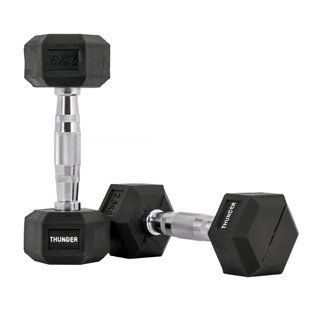 Гантель шестигранна THUNDER 2,5 кг HEXAGONAL-DUMBBELLS-2,5KG фото