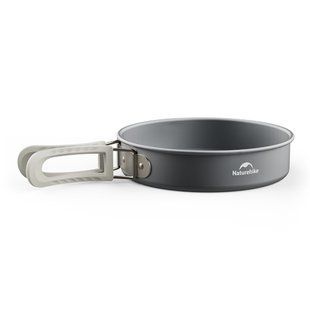 Сковорідка зі складаною ручкою Naturehike CNK2450CF010, 17,5 см, алюміній 6976507663380 фото