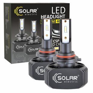 LED автолампа Solar HB3 12/24V 6000K 5000Lm 40W, CSP1860 2шт 8205 фото