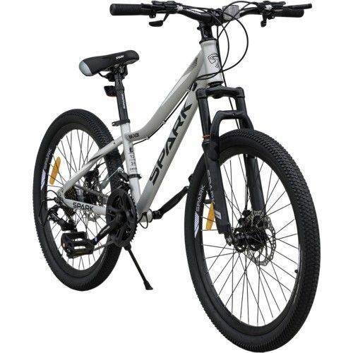 Велосипед SPARK SKADI (колеса - 24, сталева рама - 12) сірий 000240097 фото