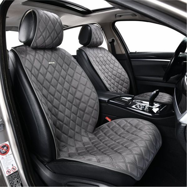 Комплект преміум накидок для сидінь CarLife Nitro, grey SC40204 фото