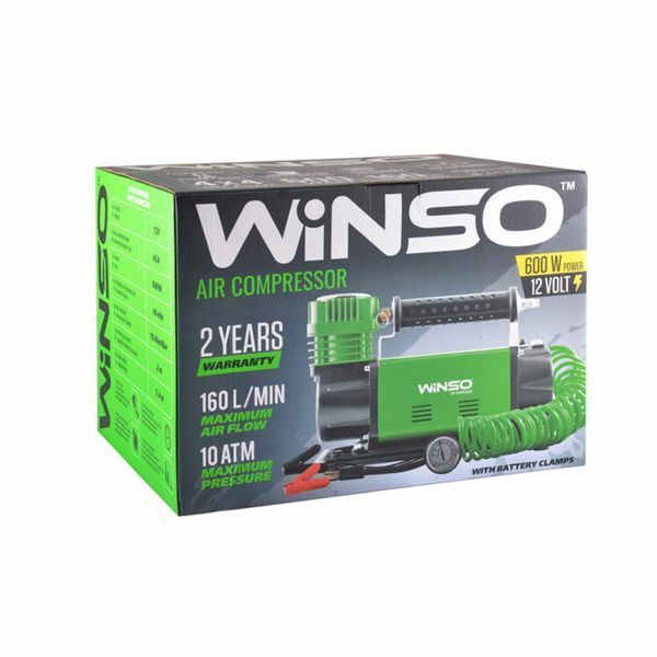Компресор автомобільний Winso 10Атм 160л/хв 600Вт 129000 фото